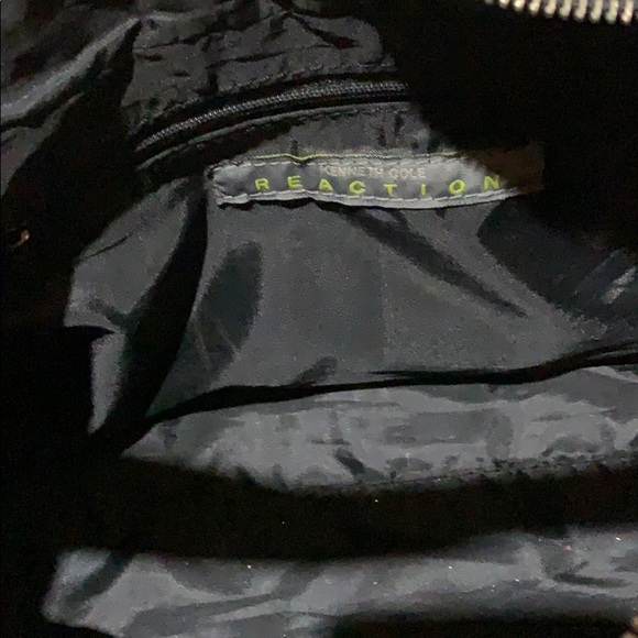 KC REACTION black nylon bag with leather trim - Picture 7 of 10